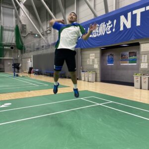 山下選手　プレー中